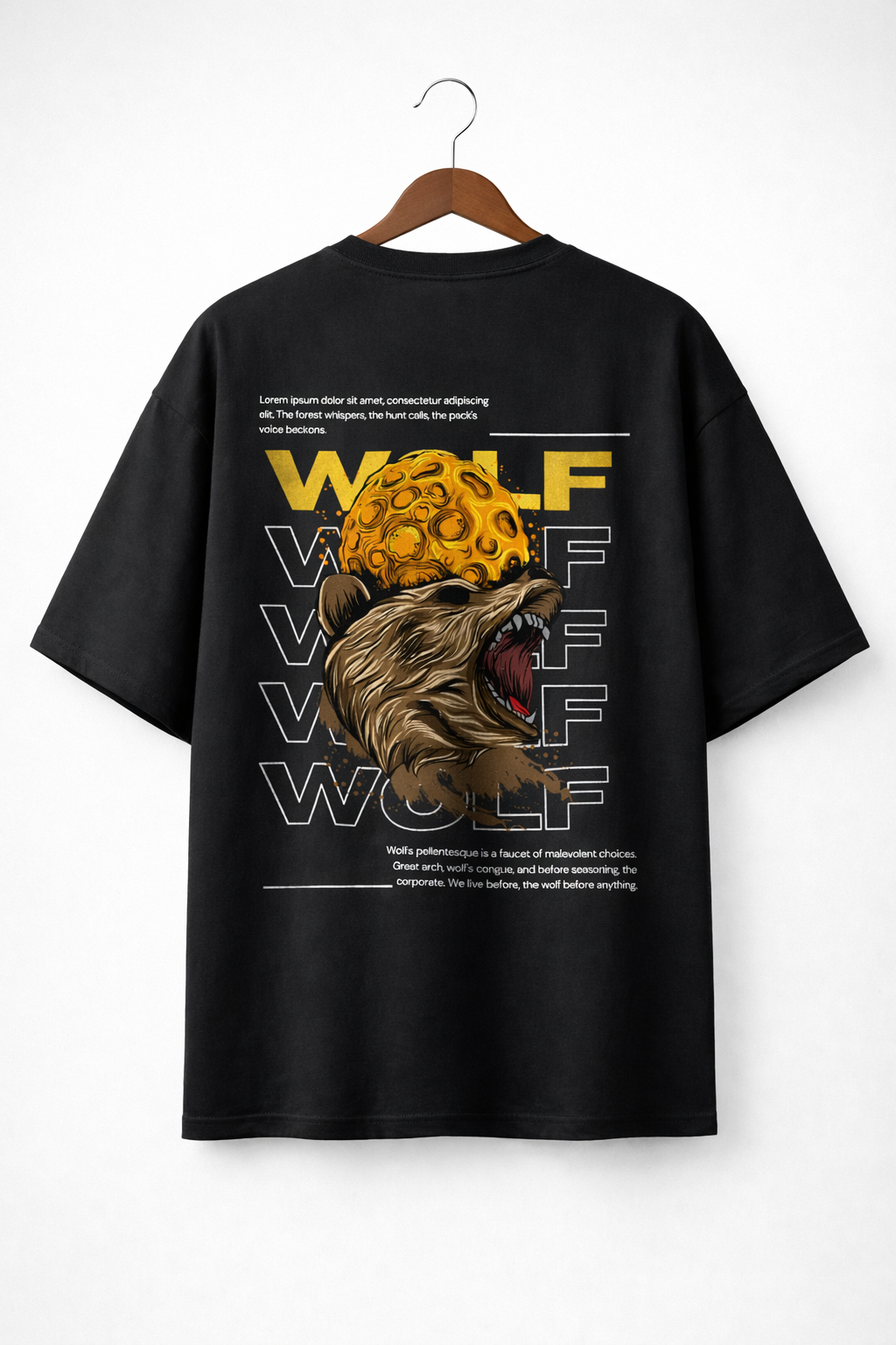 Alpha Wolf – Unisex Oversized T-Shirt